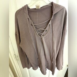 Soft purple light sweater target medium